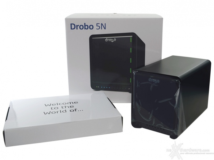 Drobo 5N 1. Confezione e accessori 7