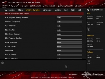 ASUS ROG MAXIMUS IX FORMULA 8. UEFI BIOS - Extreme Tweaker 12