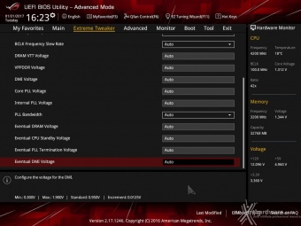 ASUS ROG MAXIMUS IX FORMULA 8. UEFI BIOS - Extreme Tweaker 13
