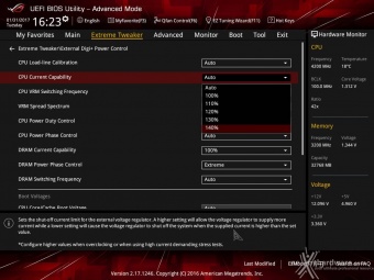 ASUS ROG MAXIMUS IX FORMULA 8. UEFI BIOS - Extreme Tweaker 10