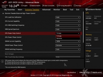 ASUS ROG MAXIMUS IX FORMULA 8. UEFI BIOS - Extreme Tweaker 11