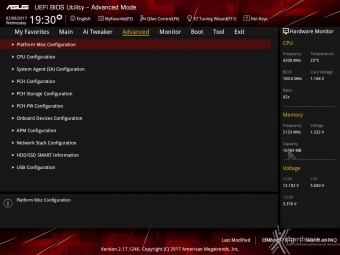 ASUS ROG STRIX Z270I GAMING 7. UEFI BIOS  -  Impostazioni generali 2