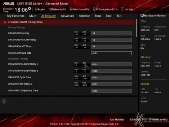 ASUS ROG STRIX Z270I GAMING 8. UEFI BIOS - AI Tweaker 11