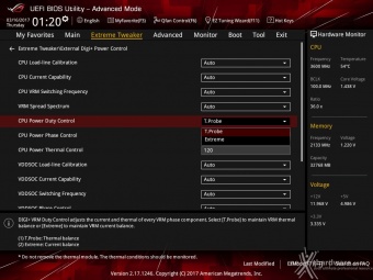 ASUS ROG CROSSHAIR VI HERO 9. UEFI BIOS - Extreme Tweaker 11