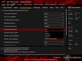 ASUS ROG CROSSHAIR VI HERO 9. UEFI BIOS - Extreme Tweaker 12