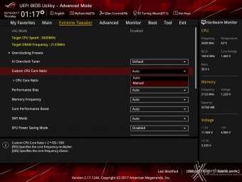 ASUS ROG CROSSHAIR VI HERO 9. UEFI BIOS - Extreme Tweaker 4