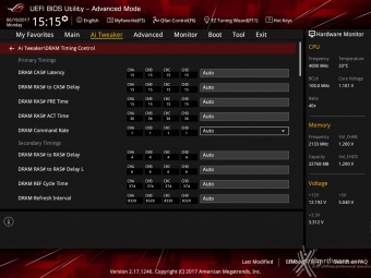 ASUS ROG STRIX X299-E GAMING 8. UEFI BIOS - AI Tweaker 11