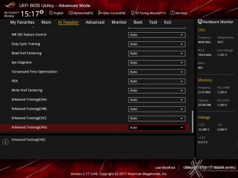 ASUS ROG STRIX X299-E GAMING 8. UEFI BIOS - AI Tweaker 14