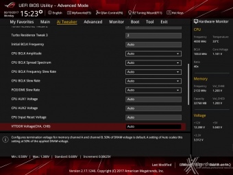 ASUS ROG STRIX X299-E GAMING 8. UEFI BIOS - AI Tweaker 5