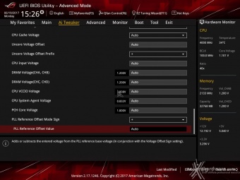 ASUS ROG STRIX X299-E GAMING 8. UEFI BIOS - AI Tweaker 6