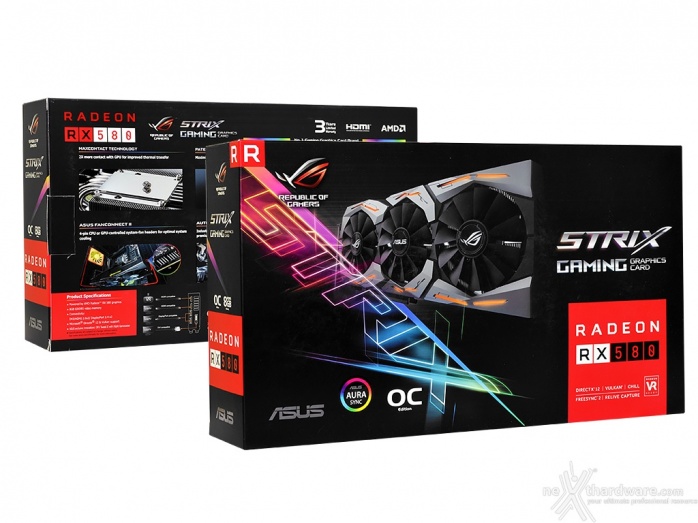 ASUS ROG STRIX RX 580 Vs GTX 1060 9Gbps 1. ASUS ROG STRIX RX 580 - Packaging & Bundle 1