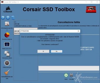 CORSAIR Neutron NX500 400GB 3. Firmware - TRIM - CORSAIR SSD Toolbox 5