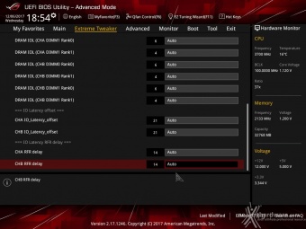 ASUS ROG MAXIMUS X FORMULA 8. UEFI BIOS - Extreme Tweaker 19