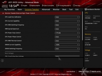 ASUS ROG MAXIMUS X FORMULA 8. UEFI BIOS - Extreme Tweaker 9