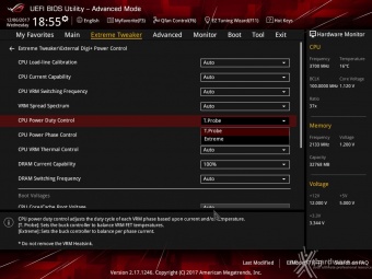 ASUS ROG MAXIMUS X FORMULA 8. UEFI BIOS - Extreme Tweaker 11
