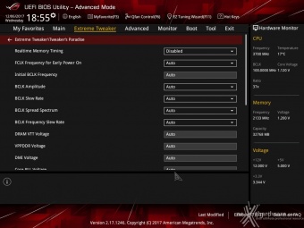 ASUS ROG MAXIMUS X FORMULA 8. UEFI BIOS - Extreme Tweaker 13