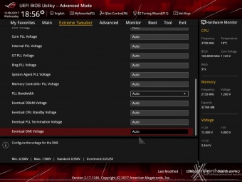 ASUS ROG MAXIMUS X FORMULA 8. UEFI BIOS - Extreme Tweaker 14