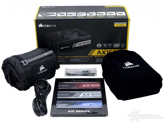 CORSAIR AX1600i 1. Packaging & Bundle 4