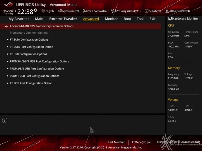 ASUS ROG CROSSHAIR VII HERO (Wi-Fi) 8. UEFI BIOS - Impostazioni generali 16