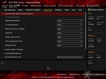 ASUS ROG CROSSHAIR VII HERO (Wi-Fi) 8. UEFI BIOS - Impostazioni generali 11