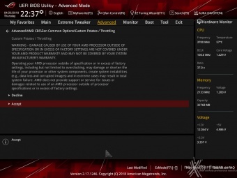 ASUS ROG CROSSHAIR VII HERO (Wi-Fi) 8. UEFI BIOS - Impostazioni generali 12