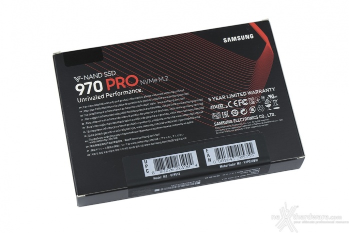 Samsung 970 PRO 512GB 1. Visto da vicino 2