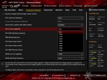 ASUS ROG MAXIMUS XI HERO (WI-FI) 8. UEFI BIOS - Extreme Tweaker 12