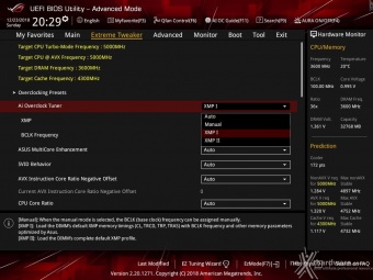 ASUS ROG MAXIMUS XI FORMULA 8. UEFI BIOS - Extreme Tweaker 3