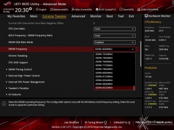 ASUS ROG MAXIMUS XI FORMULA 8. UEFI BIOS - Extreme Tweaker 7