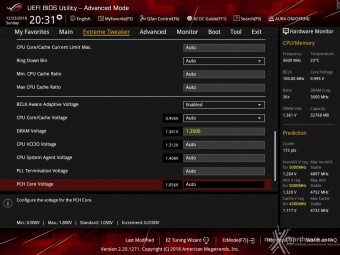 ASUS ROG MAXIMUS XI FORMULA 8. UEFI BIOS - Extreme Tweaker 8