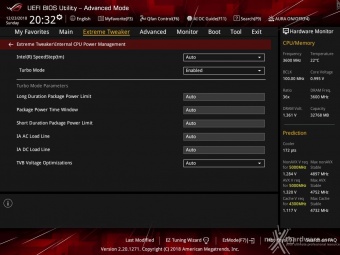 ASUS ROG MAXIMUS XI FORMULA 8. UEFI BIOS - Extreme Tweaker 12