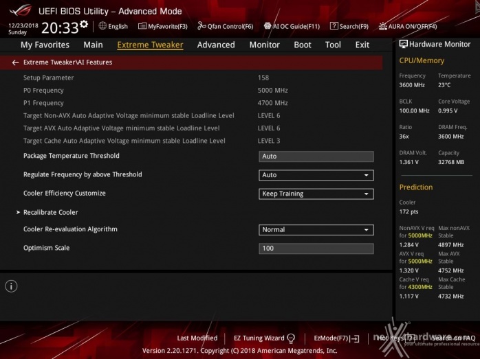 ASUS ROG MAXIMUS XI FORMULA 8. UEFI BIOS - Extreme Tweaker 15
