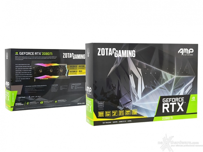 ZOTAC GeForce RTX 2080 Ti AMP Extreme 2. Packaging & Bundle 1