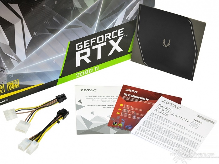 ZOTAC GeForce RTX 2080 Ti AMP Extreme 2. Packaging & Bundle 5