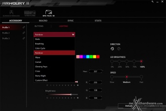 ASUS ROG Gladius II Wireless & Balteus Qi 4. Software di gestione - ROG Armoury II 11