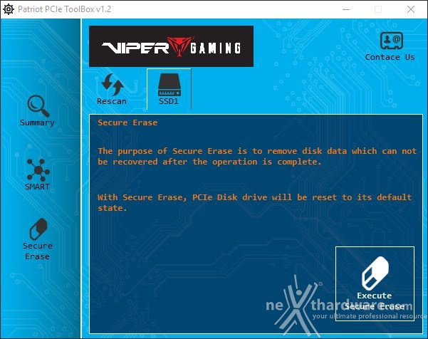 Patriot VIPER VPN100 1TB | 3. Firmware - TRIM - Toolbox | Recensione