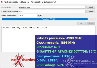 AORUS RGB AIC NVMe SSD 1TB 4. Metodologia & Piattaforma di Test 3