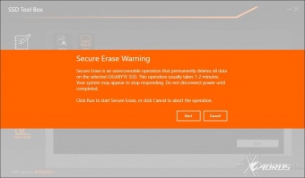 AORUS RGB AIC NVMe SSD 1TB 3. Firmware - TRIM - Utility 3