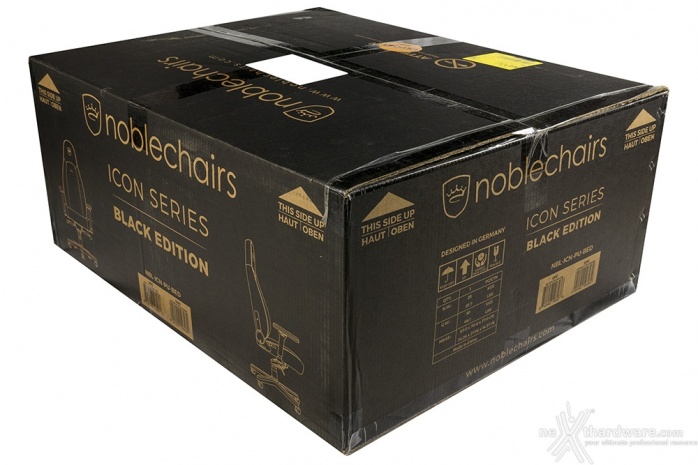 Noblechairs ICON Black Edition 1. Packaging & Bundle 1