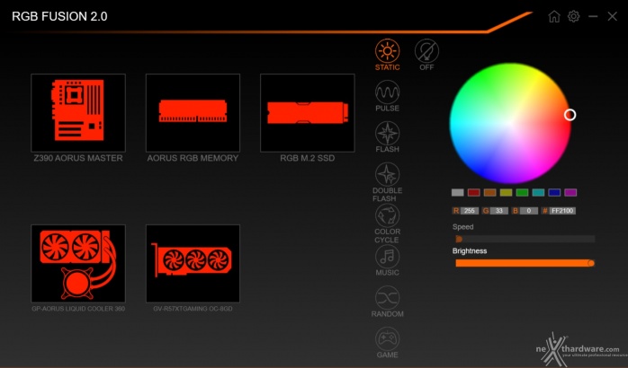 AORUS LIQUID COOLER 360 5. AORUS Engine & RGB Fusion 2.0 8