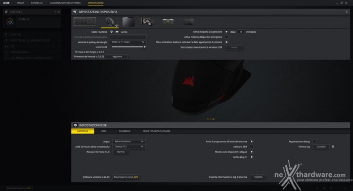 CORSAIR DARK CORE RGB PRO 4. Software - CORSAIR iCUE 9