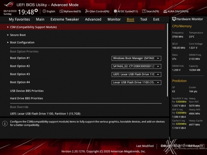 ASUS ROG MAXIMUS XII APEX 7. UEFI BIOS  -  Impostazioni generali 15