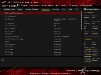 ASUS ROG MAXIMUS XII APEX 7. UEFI BIOS  -  Impostazioni generali 7