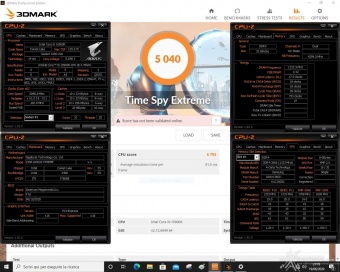 GIGABYTE Z490 AORUS XTREME 15. Overclock & Temperature 6