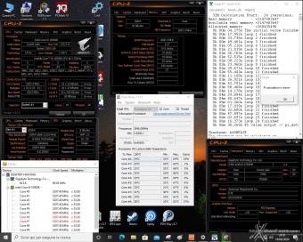 GIGABYTE Z490 AORUS XTREME 15. Overclock & Temperature 5