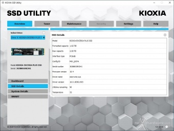 KIOXIA EXCERIA PLUS 2TB 3. Firmware - TRIM - SSD Utility 5