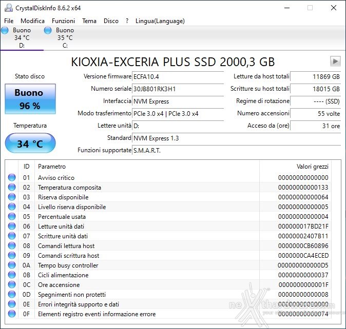 KIOXIA EXCERIA PLUS 2TB 3. Firmware - TRIM - SSD Utility 1