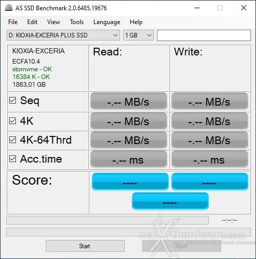 KIOXIA EXCERIA PLUS 2TB 12. AS SSD Benchmark 1