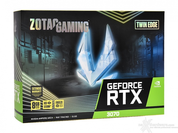 ZOTAC GeForce RTX 3070 Twin Edge 3. Packaging & Bundle 1