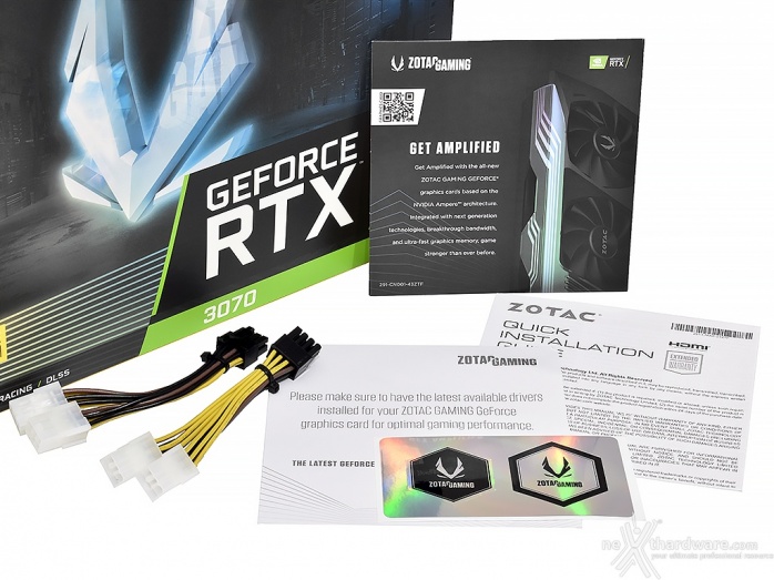 ZOTAC GeForce RTX 3070 Twin Edge 3. Packaging & Bundle 6